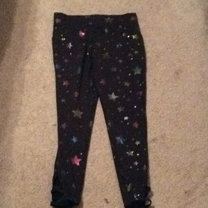 star decorated leggings